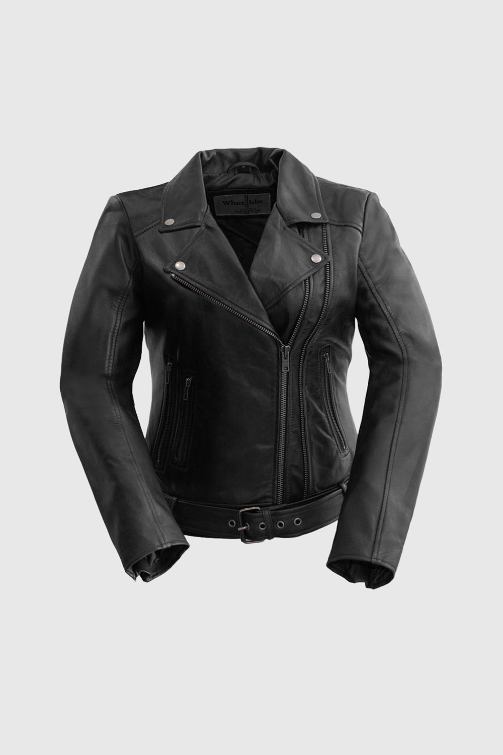 Chloe womens Fashion Leather Jacket Black – Whet Blu NYC