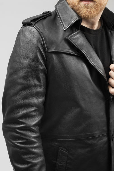 Parker Mens Fashion Leather Jacket