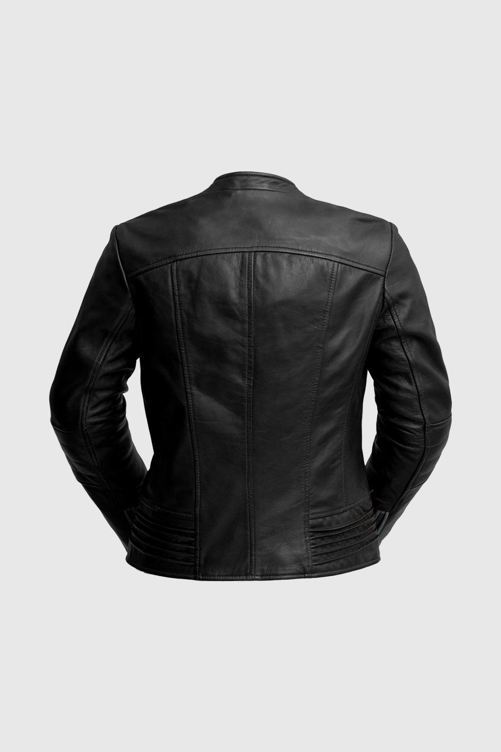 Trish Womens Leather Jacket Black