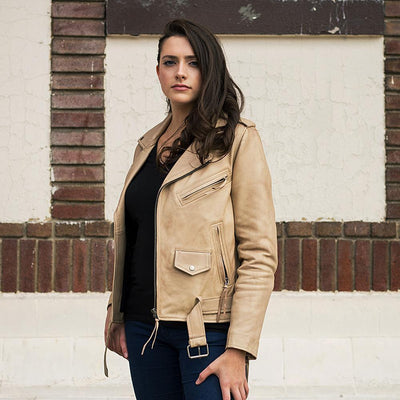 Rockstar Womens Fashion Leather Jacket