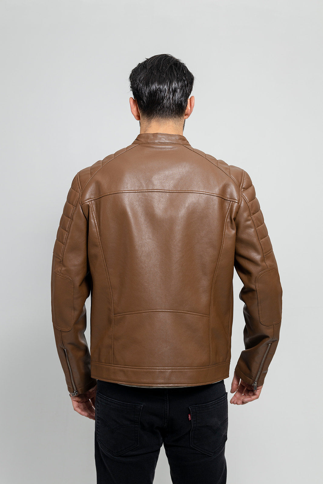 Dustin Men's Vegan Faux Leather Jacket