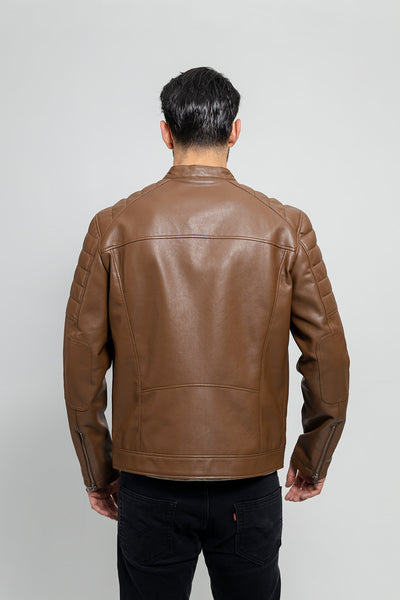 Dustin Men's Vegan Faux Leather Jacket