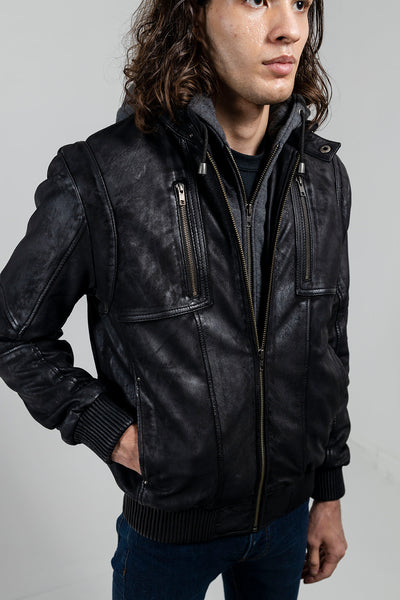 William Mens Fashion Leather Jacket