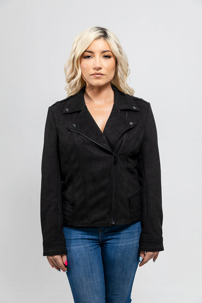 Molly Womens Vegan Faux Leather Jacket