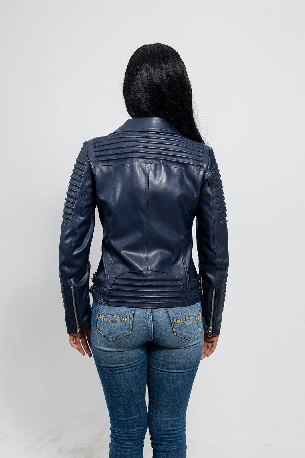 Paris Womens Vegan Faux Leather Jacket