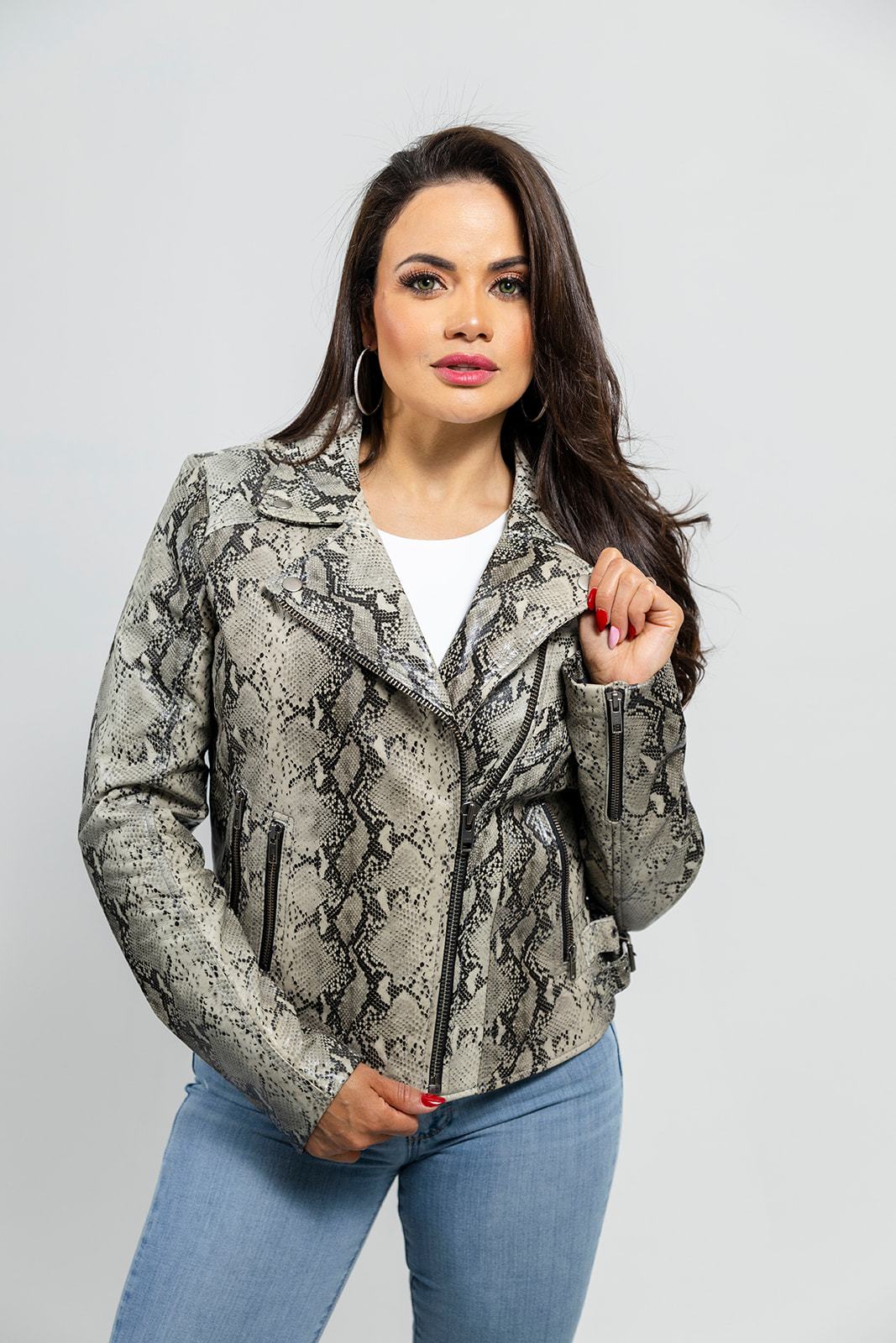 Python - Women's Leather Jacket