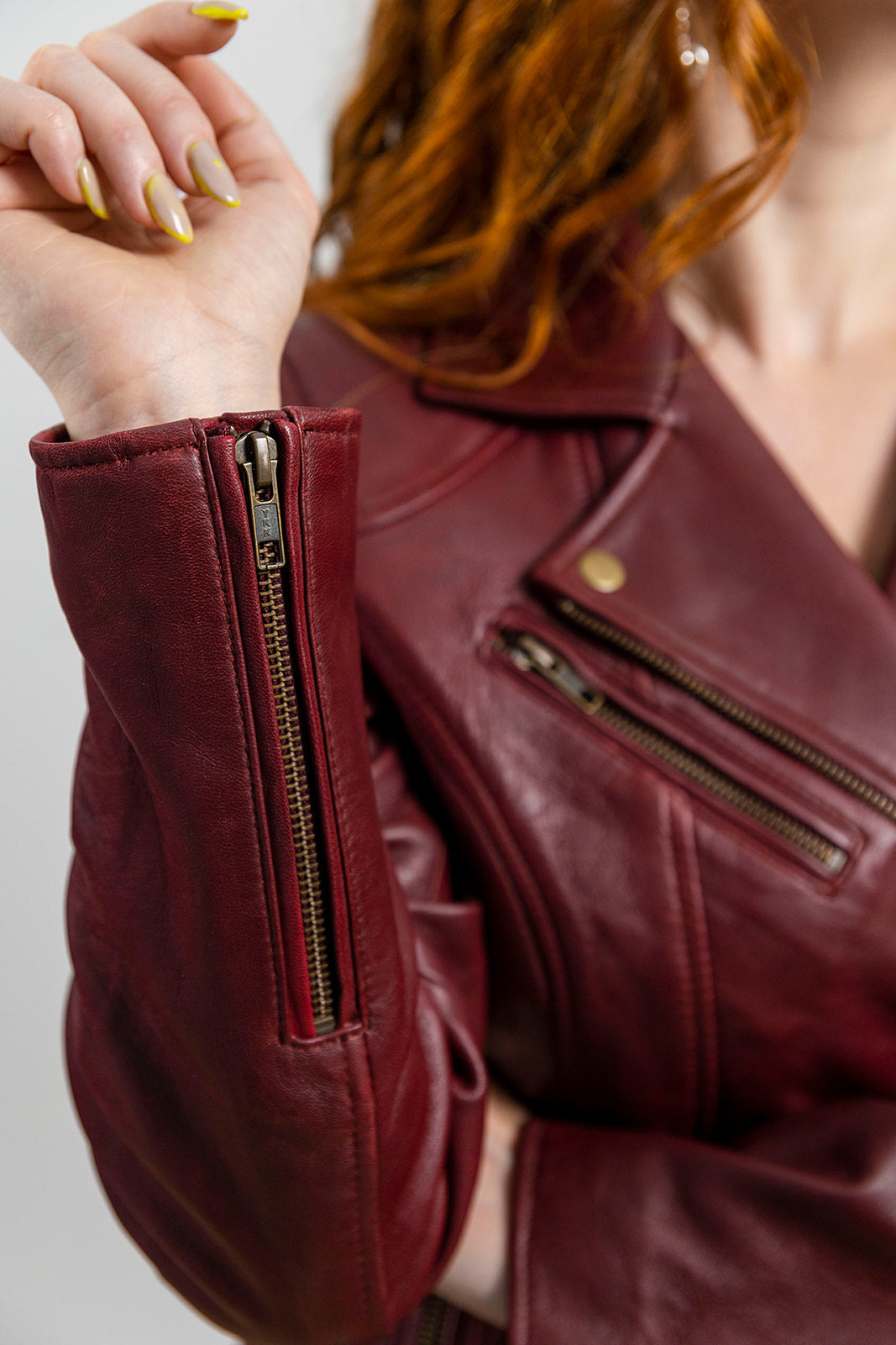 Betsy Womens Fashion Leather Jacket