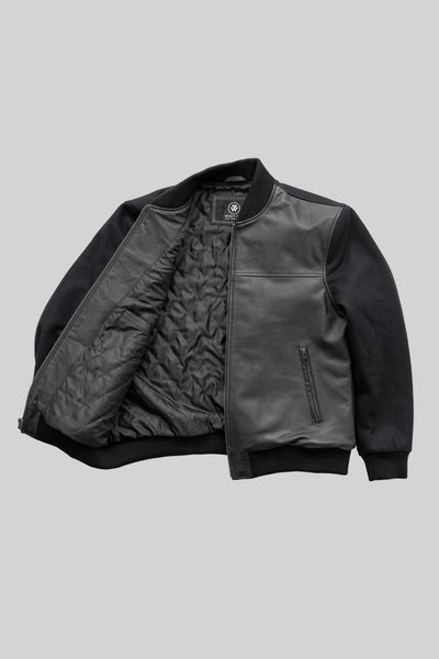 Andre Mens Varsity Leather Jacket