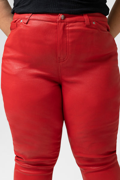 Arya Leather Pants Whet Blu NYC