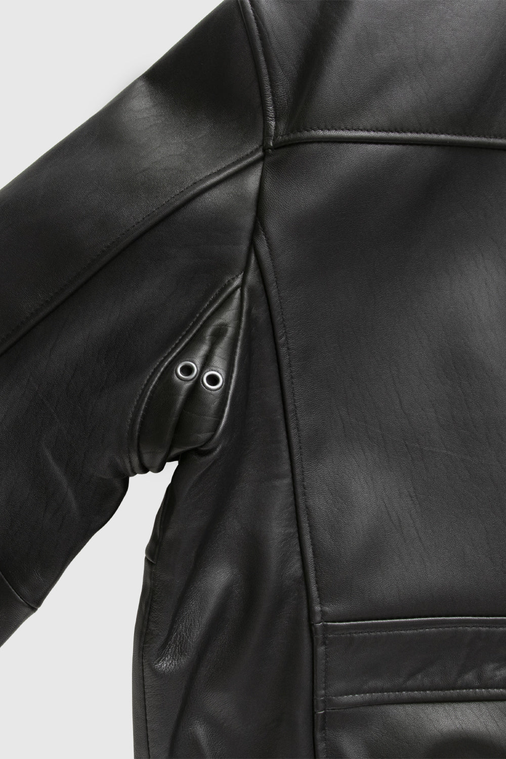 Baron Mens Bomber Leather Jacket