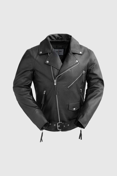 Broc Mens Vegan Faux Jacket Men's Vegan Faux Leather jacket Whet Blu NYC