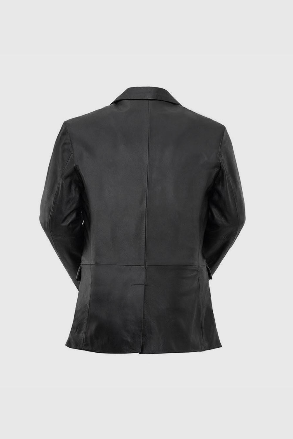 Esquire Mens Leather Jacket Black
