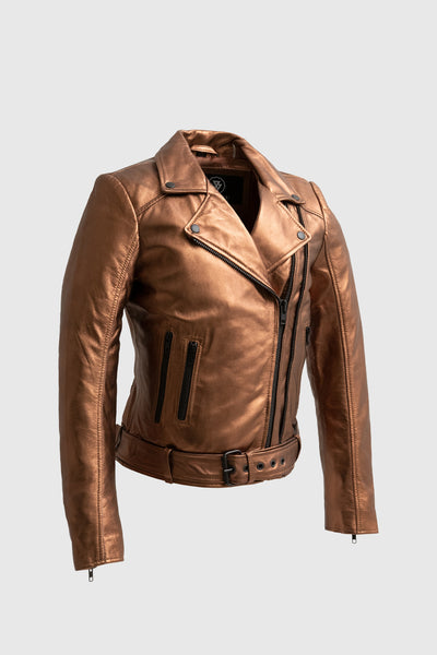 Hazel Womens Lambskin Leather Jacket