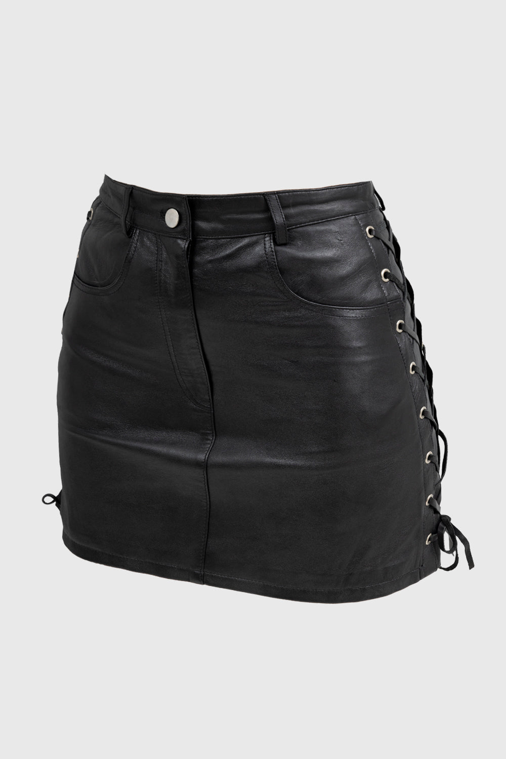 Lacey Fashion Leather Skirt Whet Blu NYC